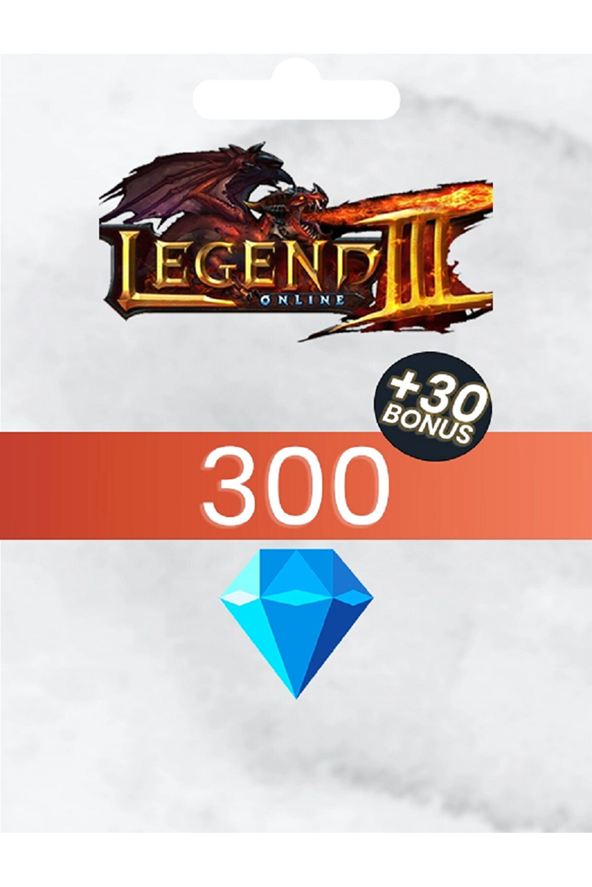 Oasis GamesLegend Online 300 + 30 Bonus Elmas Gpay Epin